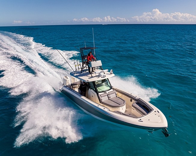 The NEW Boston Whaler 360 Outrage launched