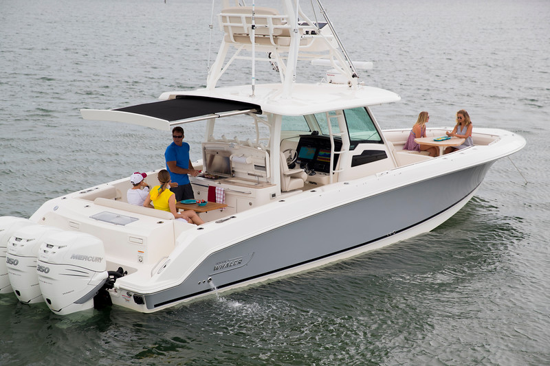 Strong Boston Whaler display at Dusseldorf Boat Show